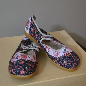 Hot Chocolate Design Chocolaticas Pandora Floral Mary Jane Flats Size 40/US10
